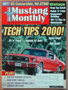 MUSTANG MONTHLY 2000 MAY - COBRA, SALEEN, REPAIR TIPS